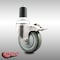 Service Caster 4 Inch 316SS Gray Poly Swivel 1-5/8 Inch Expanding Stem Caster Lock Brake SCC SCC-SS316TTLEX20S414-PPUB-158 - alternate 4